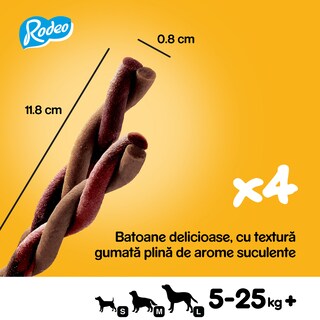 Pedigree | Rodeo | Hrana complementara cu vita pentru caini adulti 70g