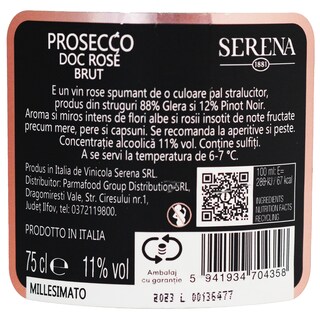 Serena | Prosecco roze brut 0.75L