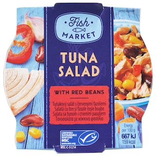 Fish Market | Salata cu ton si fasole rosie boabe 160g
