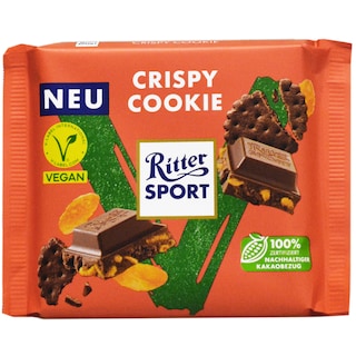 Ritter Sport | Ciocolata vegana crispy cookie 100g
