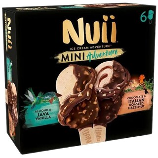 Nuii | Inghetata migdale si vanilie, ciocolata si alune 252g