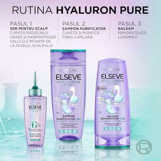 Elseve | Sampon purificator Hyaluron Pure 250ml