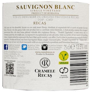 Sole | Vin alb Sauvignon Blanc de Recas 0.75L