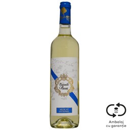 Domeniile Recas | Vin alb demisec Muscat Ottonel 0.75L