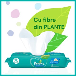 Pampers | Servetele umede Fresh Clean, 52 bucati