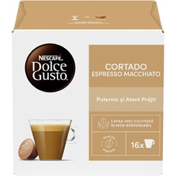 Cafea Cortado Espresso Macchiato, 16 capsule