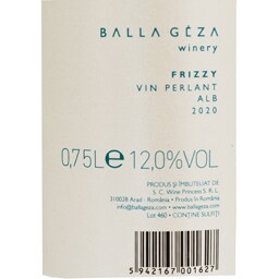 Frizzy | Vin alb frizant 0.75l