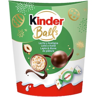 Kinder | Bomboane de ciocolata cu lapte si alune 164g