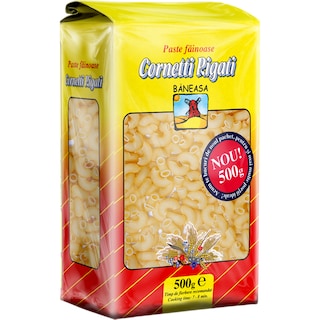 Paste Cornetti Rigati 500g