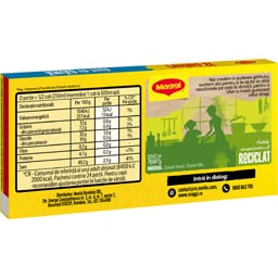 Maggi | Baza pentru mancaruri cu gust de gaina, 12 cuburi 120g