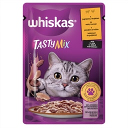 Whiskas | Hrana umeda pentru pisici cu miel si curcan in sos 85g