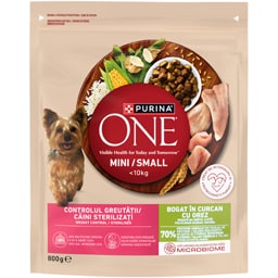 Purina One | Mini | Hrana pentru caini de talie mica, cu curcan si orez 800g
