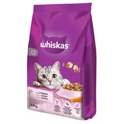 Whiskas | Hrana uscata pentru pisici cu somon 1.4kg