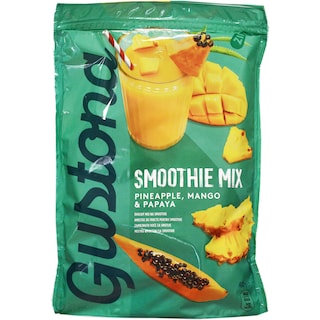Gustona | Amestec de fructe pentru smoothie cu ananas, mango, papaya 400g