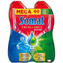 Detergent gel pentru masina de vase, 60 spalari