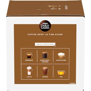 Nescafe | Dolce Gusto | Cafea Cafe au lait, 16 capsule