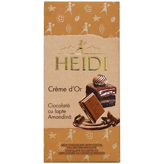Heidi | Gusturile copilariei | Ciocolata cu lapte cu umplutura de cacao si biscuiti 90g