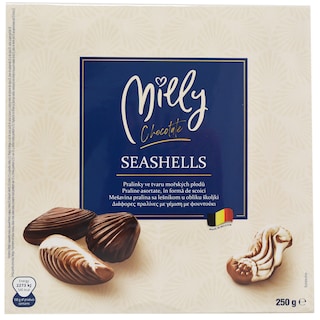 Milly | Praline asortate in forma de scoici 250g