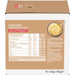 Nescafe | Dolce Gusto | Cafea decofeinizata Cortado Espresso Macchiato, 16 capsule