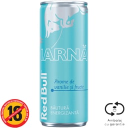 Bautura energizanta cu aroma de vanilie si fructe 0.25L