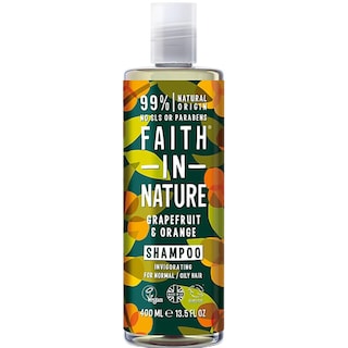 Faith in nature | Sampon natural revigorant cu grapefruit si portocale 400ml