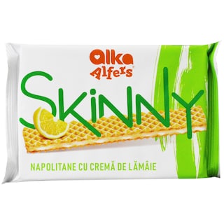 Alfers | Napolitane cu crema de lamaie 54g