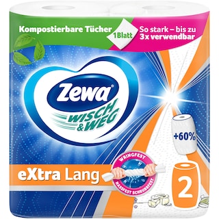 Zewa | Role de bucatarie Wisch & Weg, 2 straturi, 2 role