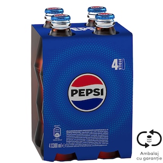 Pepsi | Bautura racoritoare carbogazoasa cu aroma de cola 4x300ml