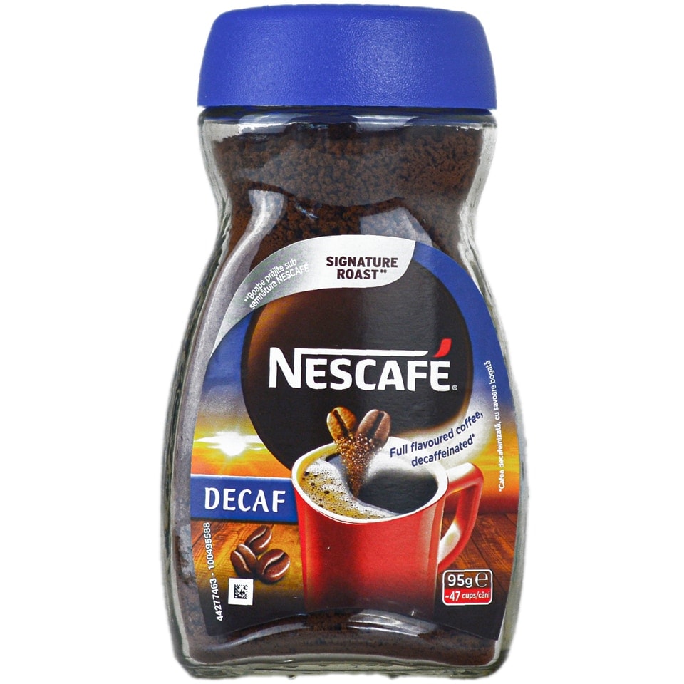 Nescafe | Cafea solubila decofeinizata 95g | Mega-image