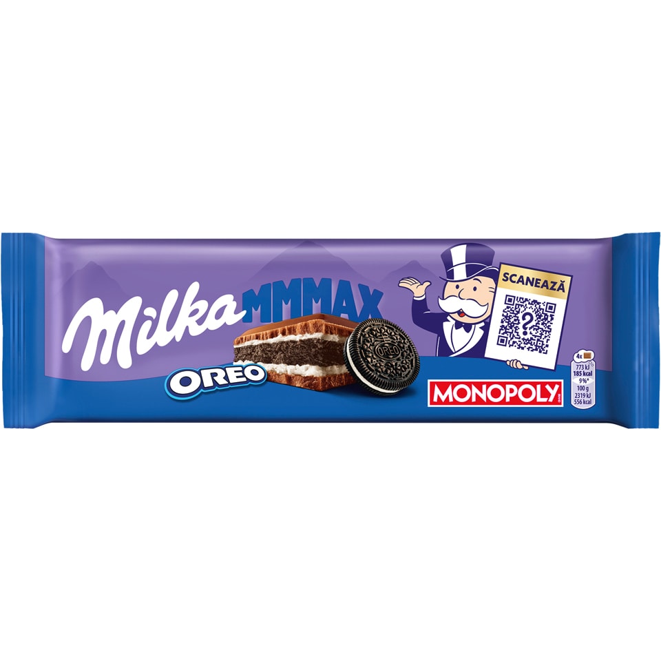 Milka | Ciocolata cu lapte alpin si biscuiti Oreo 300g | Mega-image