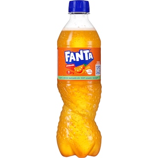 Fanta | Bautura racoritoare carbogazoasa cu suc de portocale 0.5L