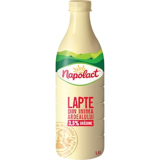 Napolact | Lapte din inima Ardealului 3.5% grasime 1.6L