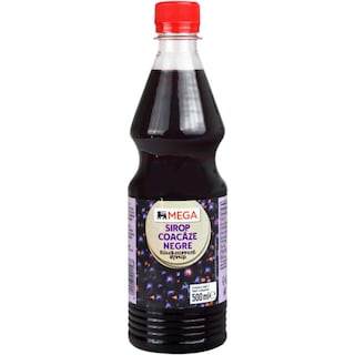 MEGA | Sirop de coacaze negre 0.5L