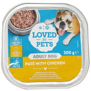 Loved by Pets | Pate cu pui pentru caini adulti 300g