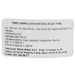 Carracuesta | Vin rosu 0.75L