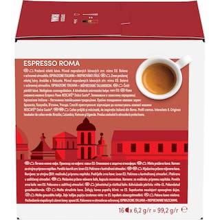 Nescafe | Dolce Gusto | Cafea Espresso Roma 16x6.2g