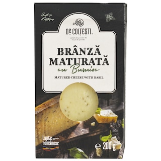 De Coltesti | Branza maturata cu busuioc 200g