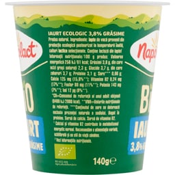 Napolact Bio | Iaurt natural 3.8% grasime 140g