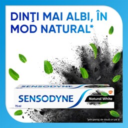 Sensodyne | Pasta de dinti Natural White cu carbune 75ml