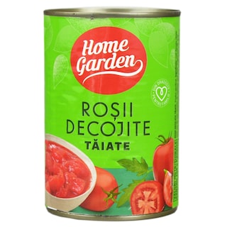 Home Garden | Pulpa de rosii decojite si taiate 400g