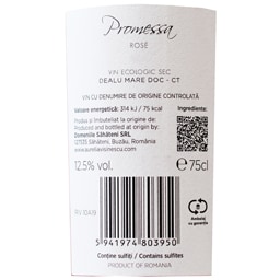 Promesa | Vin roze sec ecologic 0.75L