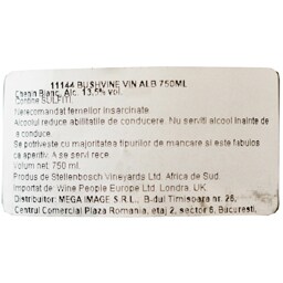 Bushvine | Vin alb  0.75L