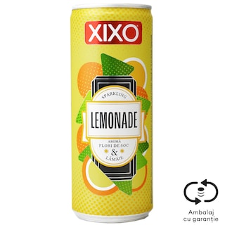 Xixo | Bautura carbogazoasa cu aroma de flori de soc si lamaie 250ml