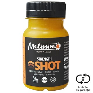 Melissimo | Strength shot cu portocale, lamaie, ghimbir, turmeric 100ml