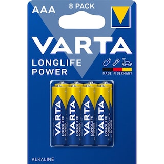 Varta | Baterii alcaline AAA 8 bucati