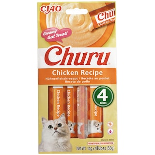 Inaba | Churu | Recompense cremoase cu pui, pentru pisici 4x14g