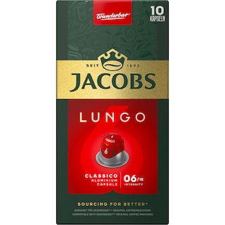 Jacobs | Cafea Lungo Classico, 10 capsule