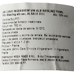 Cave D'Ingersheim | Vin alb Riesling 0.75L