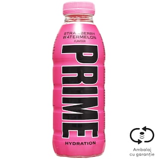 Prime | Apa cu aroma de capsune si pepene verde 0.5L