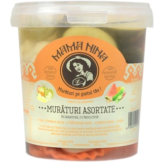 Mama Nina | Muraturi asortate in saramura cu indulcitor 800g